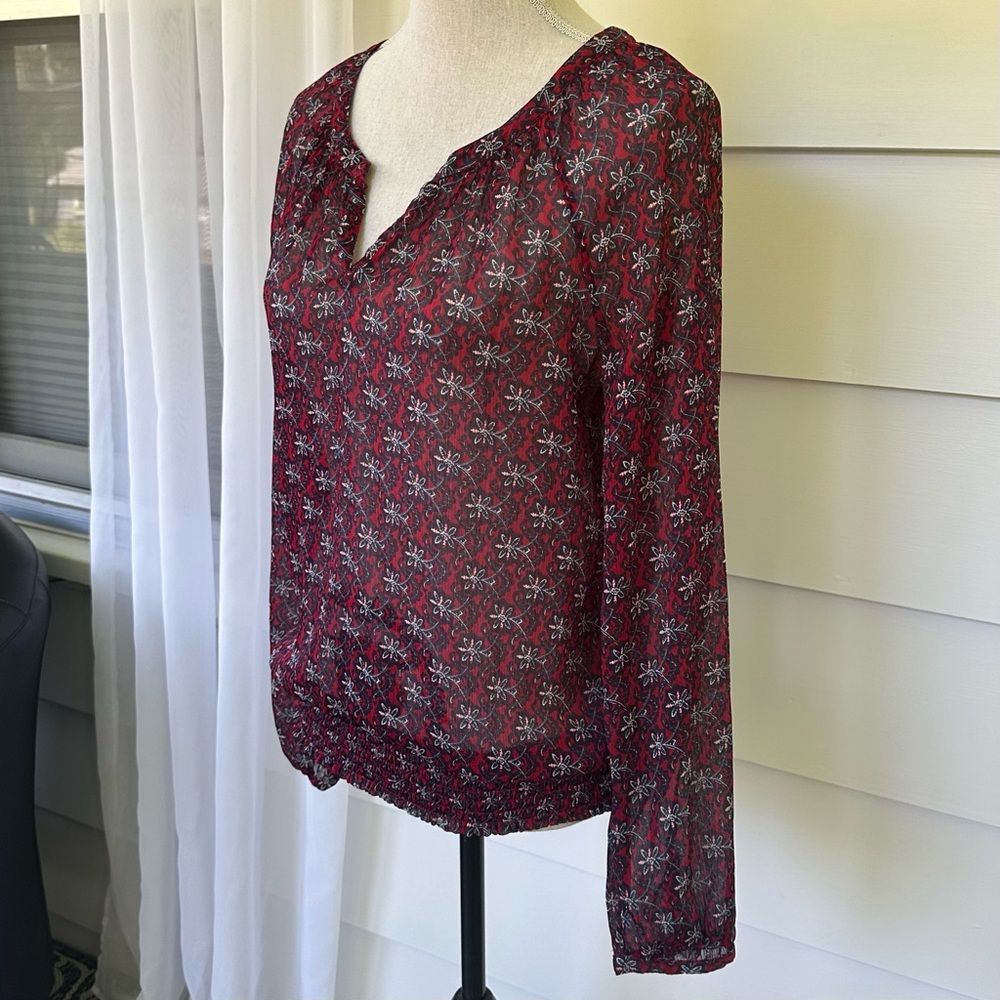 Semi-sheer Blouse from Lucky, EUC, medium